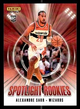 2024-25 Panini Instant NBA Spotlight Rookies #SR.2 Alexandre Sarr