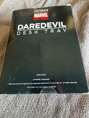 NEW IN BOX Loot Crate Exclusive Marvel Daredevil Desk Tray