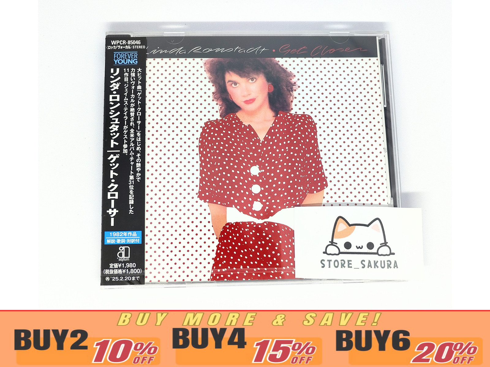 Linda Ronstadt / Get Closer From Japan NEW CD 12tracks Music