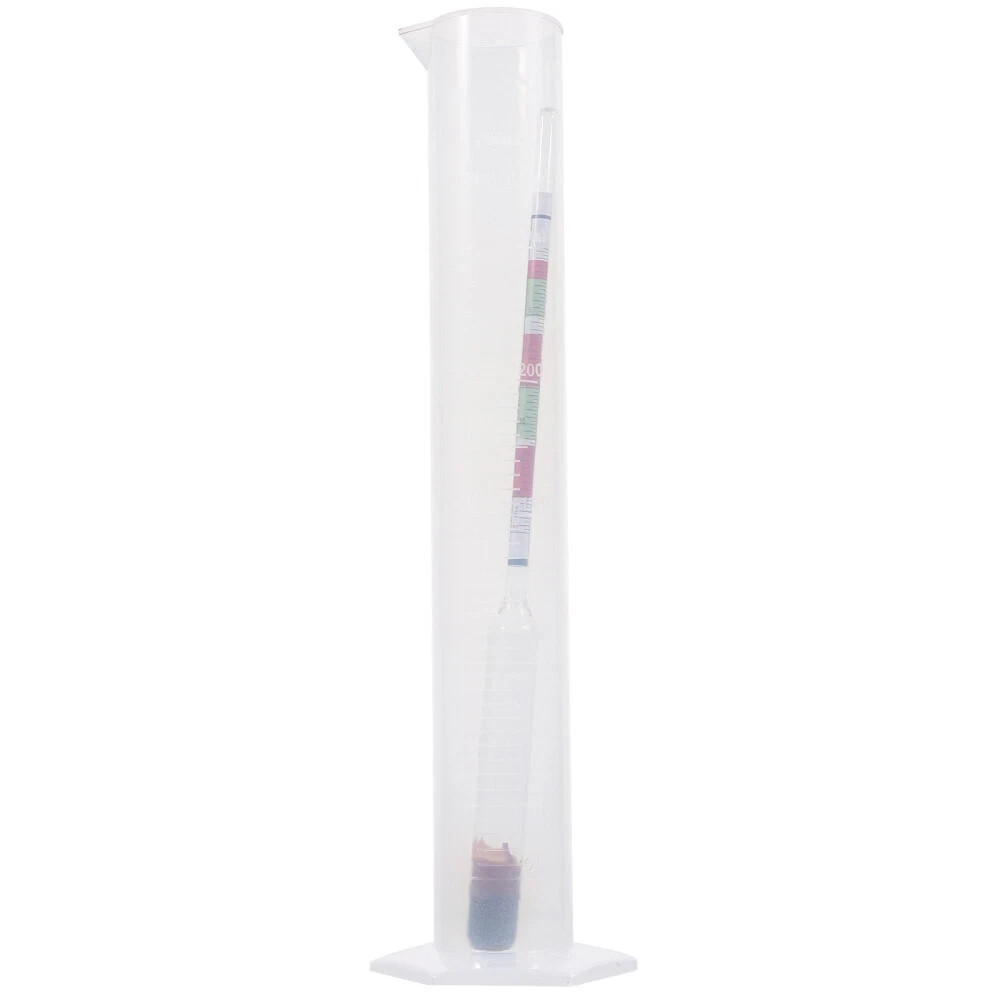 Hydrometer Kit For Alcohol Testing With Triple Scale And Test Cylinder