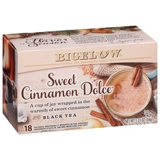 Bigelow 18-Tea Bags SWEET CINNAMON DOLCE Black Tea Limited Edition * BB 5/2028 *