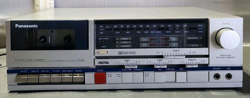 PANASONIC Silver SG-P200 AM/FM Stereo Receiver System Tape Deck WORKING Video - Picture 10 of 24