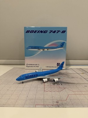 HX Models 1/400 Korean Airlines  747-8 HL7638 New Livery Diecast Model Aircraft