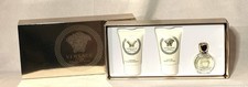 Versace Eros Pour Femme Bath & Shower Gel, Body Lotion, Eau de Parfum Set Sample
