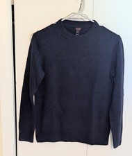 J Crew Crewcuts 100 Cashmere Sweater Boys Size 14 Navy Blue Pullover