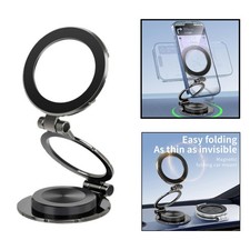 Magnetic Phone Holder Car Mount Dashboard Desktop Stand For iPhone For MagSafe