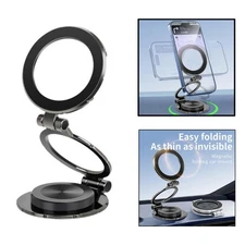Magnetic Phone Holder Car Mount Dashboard Desktop Stand For iPhone For MagSafe