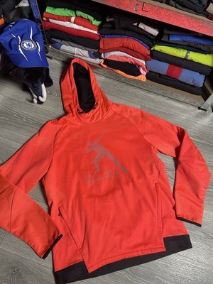 Puma X Usain Bolt Hoodie Orange Men s Size L Large Running Training Jamaica