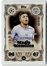 Topps Match Attax Ligue Des Champions 2025-26 N° 425 Rodri Souvenirs Magiques