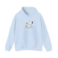 Snoopy and Woodstock Illustration Unisex Hoodie