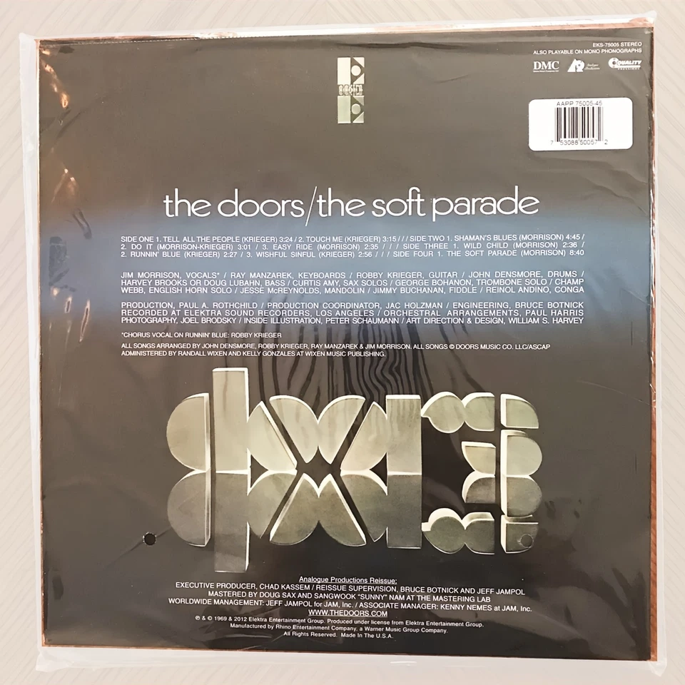 Doors – Soft Parade – 2xLP 45rpm Vinyl - Analogue Productions QRP - SEALED - Image 2 of 2