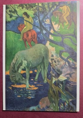 AK Paul Gauguin Le cheval blanc Ed. Fernand Hazan Nr. 253