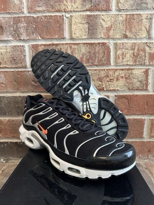 New 11.5 Nike Air Max Plus TN Tuned Black Hyper Crimson Silver CD1533-001 Men's