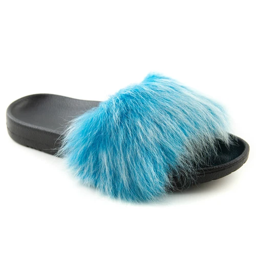 Infradito da donna UGG Royale con pelliccia blu 39