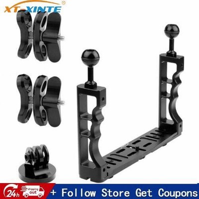 Aluminum Alloy Underwater Shell Tray Housings Arm for Gopro Action Camera Holder