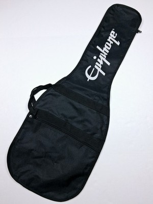 EPIPHONE Black Nylon Zippered Soft Gig Bag Guitar Case w/ Strap