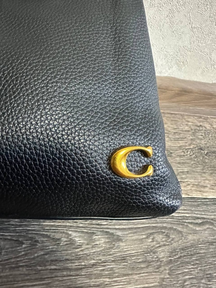 COACH LANA SHOULDER BAG black leather f2380-cm545 | eBay