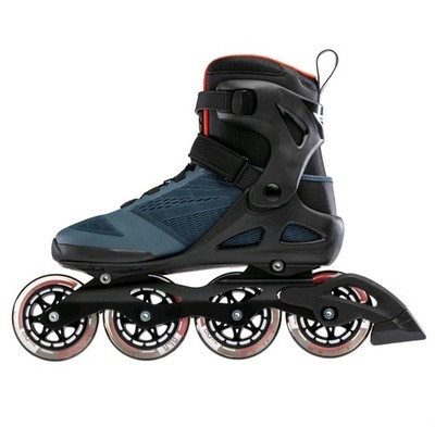 Rollerblade Macroblade 90 Men's Adult Fitness Inline Skate, Orion Blue/Spicy ...