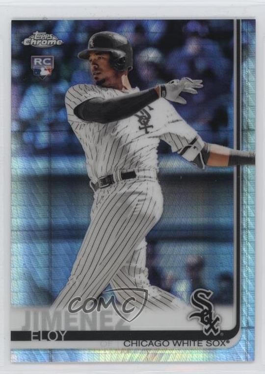 2019 Topps Chrome Prism Refractor Eloy Jimenez #202 0q63
