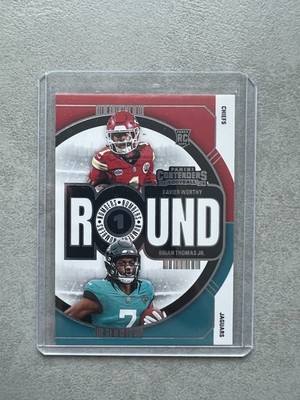 Xavier Worthy/Brian Thomas Chiefs/Jaguars Contenders Round N.1 NFL Football 2024