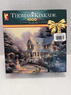 Ceaco Thomas Kinkade Christmas 1000 pc Puzzle ''The Night Before Christmas'' NIB