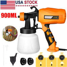 900ML High Pressure Paint Sprayer HVLP Power Electric Spray Gun DIY Works US