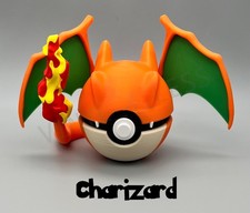 CHARIZARD #0006 - Pokeball Collectible Gift Series - 3D Printed UK - Nerd Geek