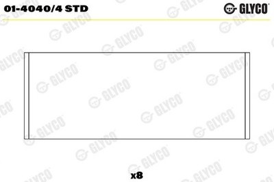 Ford Pleuellagersätze 01-4040/4 STD 1998 2022 - Präzision & Haltbarkeit