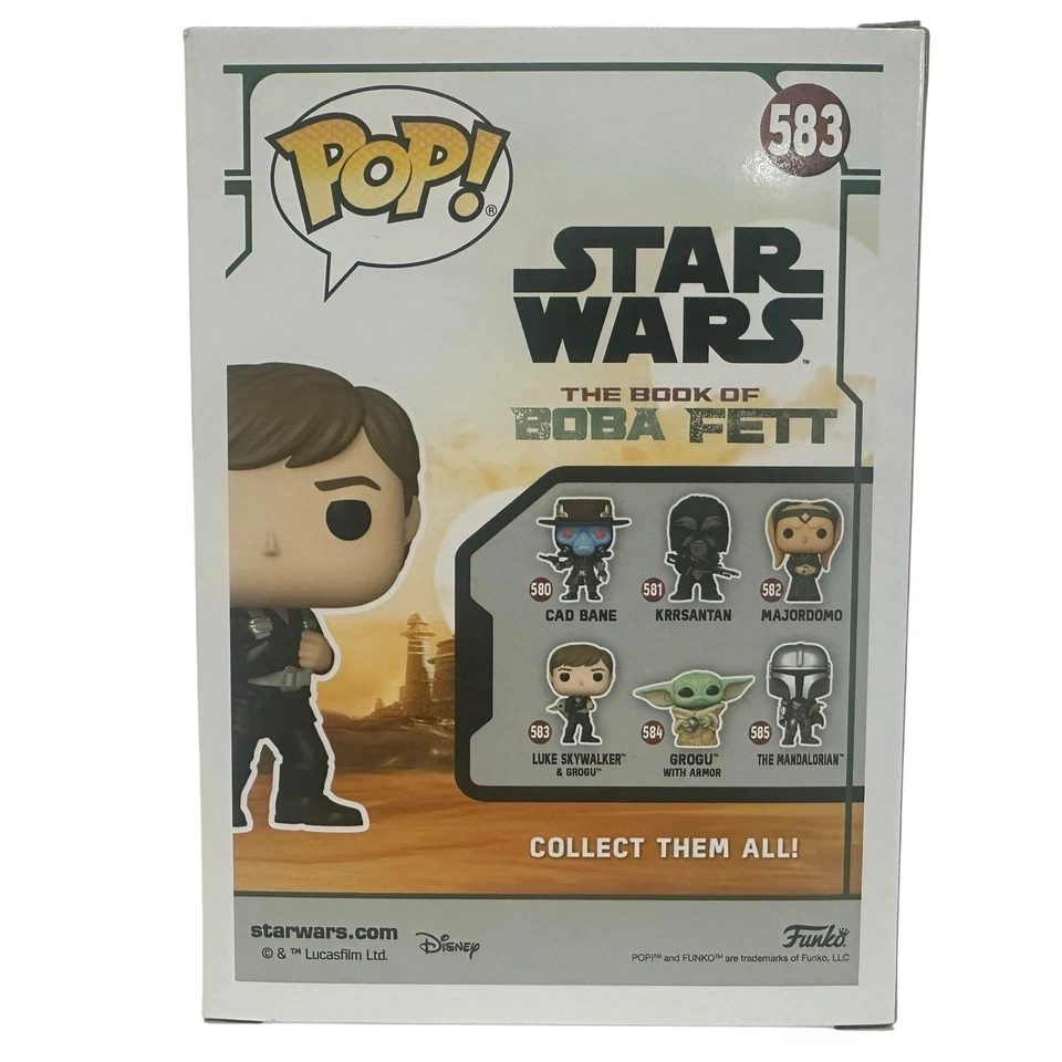Funko POP! Figura Star Wars Luke Skywalker con Grogu El Libro de Boba Fett 583 Foto 3 de 4