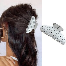 Polka Dot Hair Claw Clips for Thick Hair, 1 Count Pack of 1 , Style 3