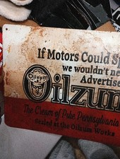 Oilzum In Collectible Gas & Oil Advertising Signs for sale | eBay