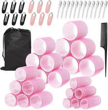 Hair Rollers with Clips 50PCS, Rollers for Hair Volume 4 Sizes (60/48/36/25Mm) w