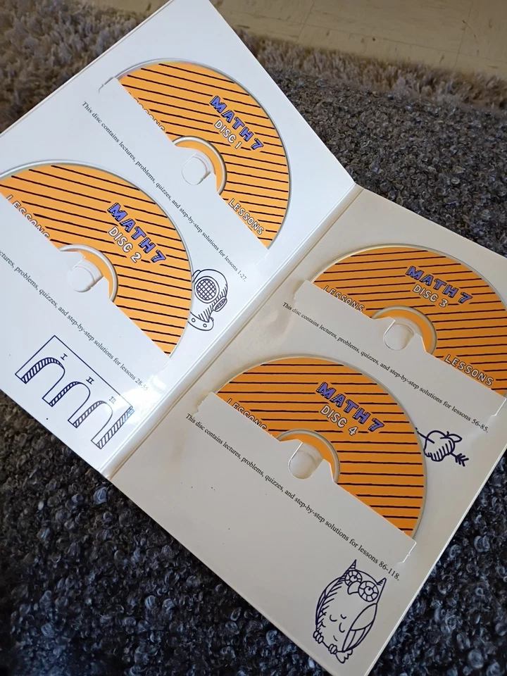 🔥 Teaching Textbooks Math 7 CD-ROM Set - Image 2 of 3