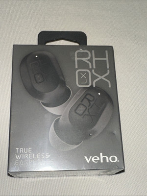 VEHO RH0X VEP 410 LITE B TRUE WIRELESS SCHWARZ OHRHÖRER UVP 99,95£ **NEU VERSIEGELT**