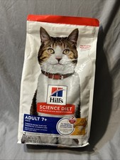 Hills Science Diet Adult 7+ Chicken Recipe Cat Food 4lb 4.73 per pound
