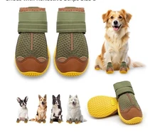 Dog Shoes for Large Dogs, Medium Dog Boots Size 8 74 To 91 Lbs