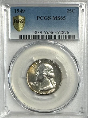 1949 Washington Quarter, MS 65 PCGS, NR.