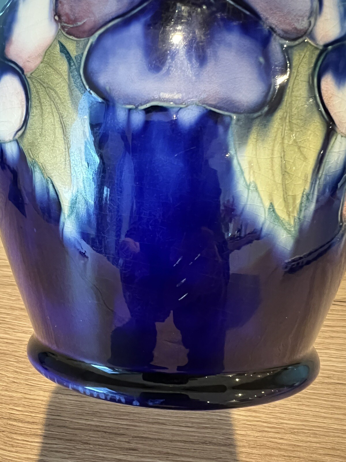 Moorcroft Signed Vase, Pansy Pattern, Circa 1930s eBay