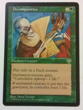 MTG 1996 Decomposition Mirage Regular Uncommon
