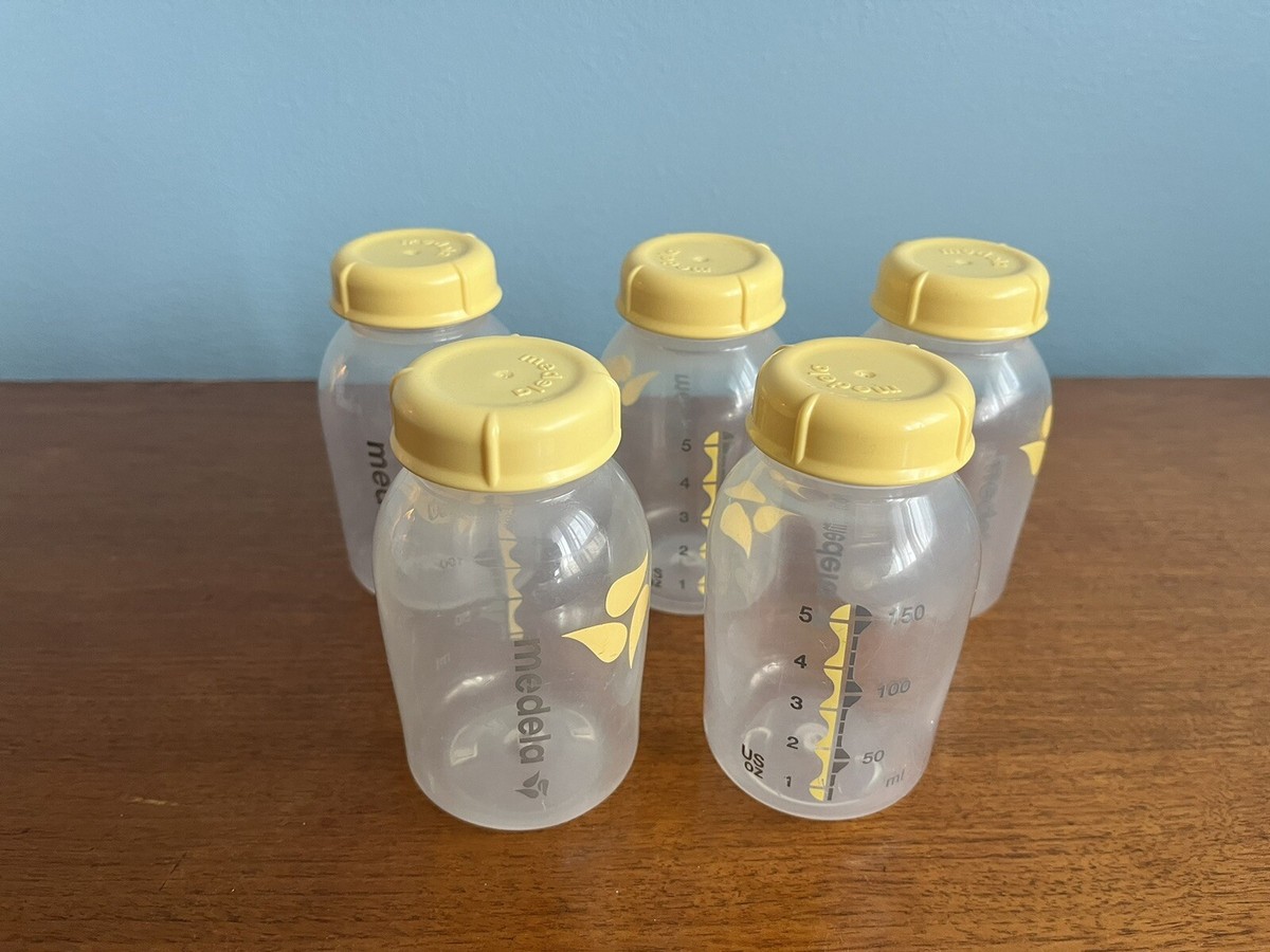 MEDELA BREASTMILK COLLECTION STORAGE FEEDING BOTTLE S w/lids