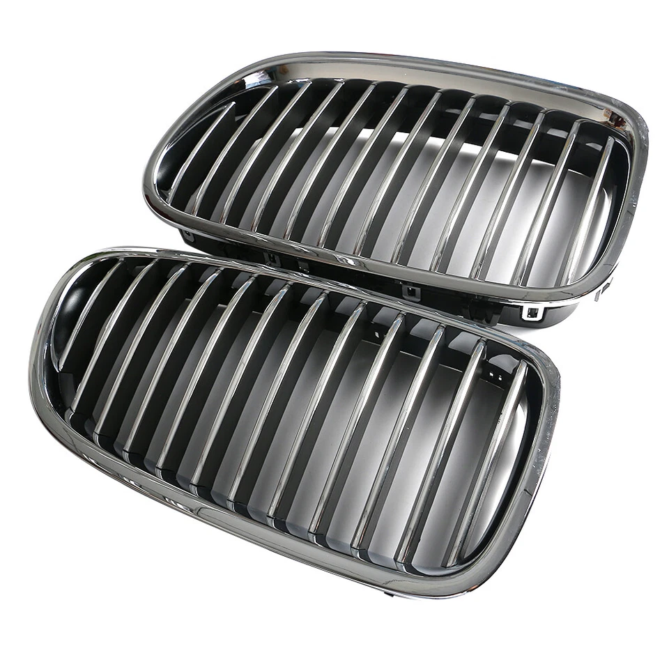 2pcs Front Grille Fits for 2009-2013 BMW 5 Series F10 F11 528i 535i Left & Right - Image 4 of 4