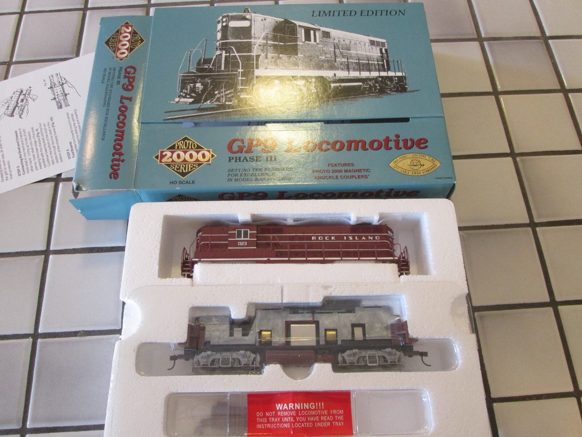 proto 2000 ROCK ISLAND GP9 powered engine HO scale //// | eBay