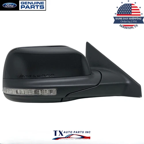 OEM 2011-2015 FORD EXPLORER Right Passenger Side Mirror with Power Folding 7 PIN