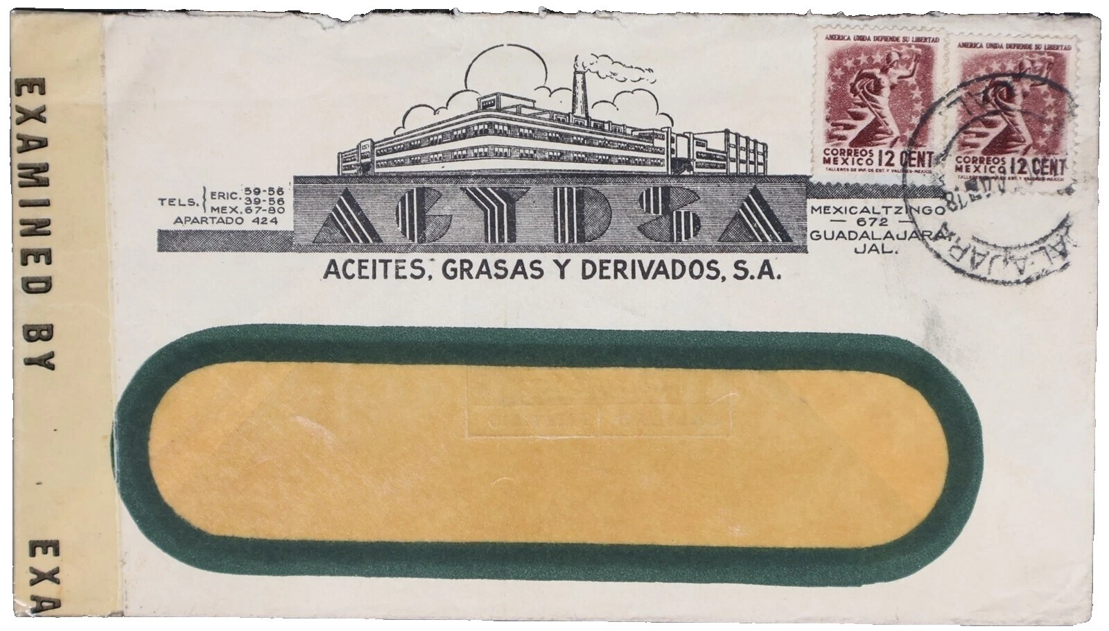 Cubierta usado Sellos mexicano