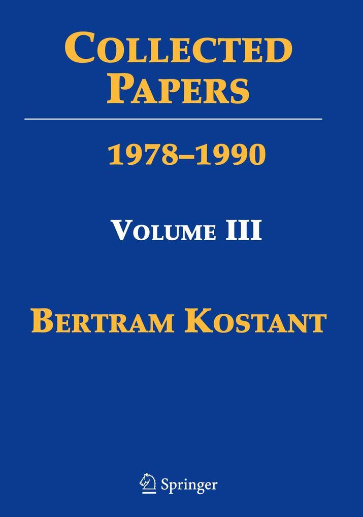 Thumbnail - Collected Papers | Bertram Kostant | 2022 | Englisch
