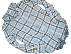 K8 BABY GAP 4T Boys Fully Lined Blue Cotton Plaid button Up Long Sleeve Shirt — photo 2
