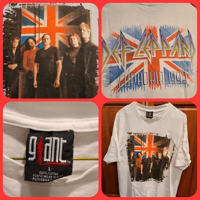 Def Leppard 1999 EUPHORIA ツアーTシャツ 記念品、思い出の品 デッド