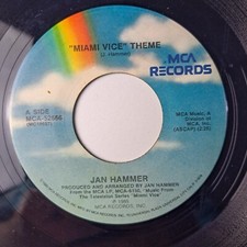 Vinyl Record Jan Hammer - Miami Vice Theme 1985 MCA 7"