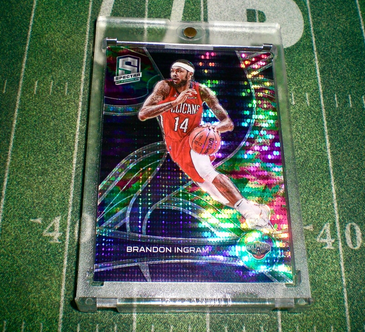Brandon Ingram RC Prizm auto 貴重 spectra 2021-22 Panini Spectra Brandon Ingram Pelicans Celestial