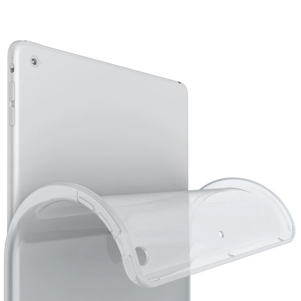 Trasparente Silicone Custodie Gomma Caso per Apple iPad 2/3/4 in Chiaro - Immagine 3 di 4